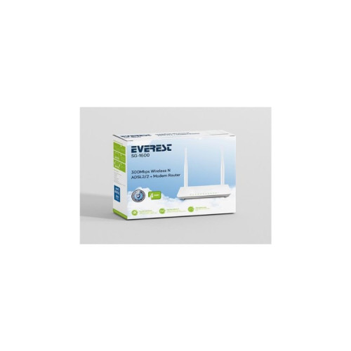 Everest SG-1600 4 Port 300 Mbps ADSL Modem - Teşhir
