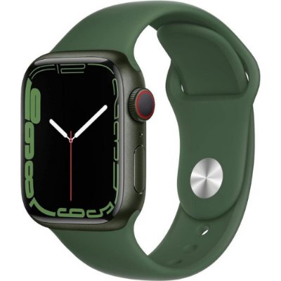 Apple Watch Series 7 GPS + Cellular 41mm Yeşil Alüminyum Kasa ve Spor Kordon Akıllı Saat Garantisiz