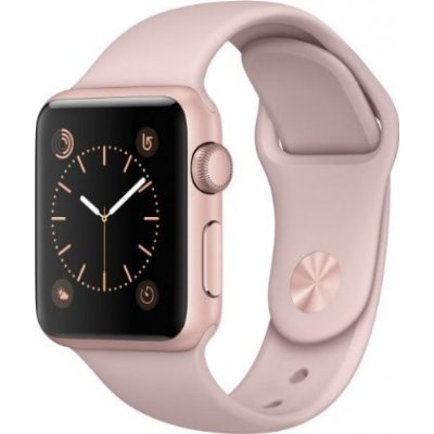 Apple Watch Series 1 38 mm Roze Alt n Rengi Aluminyum Kasa ve Kum Pembesi Spor Kordon TE H R