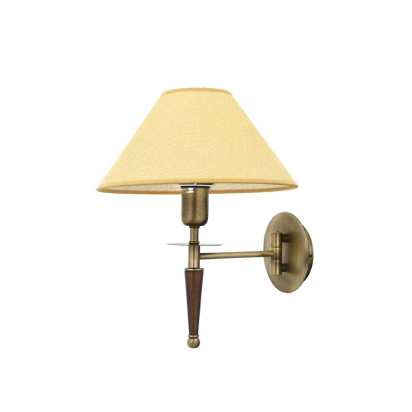 AVONNI HAP-9009-1E Eskitme Kaplama Aplik E27 Metal Ahşap Kumaş 20x24cm Outlet