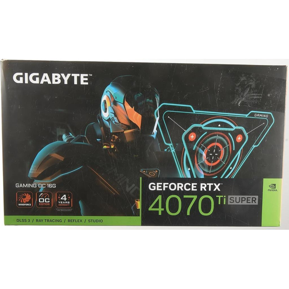 Gigabyte RTX 4070 TI Super Windforce OC 16G GV-N407TSWF3OC-16GD 256 Bit GDDR6X 16 GB Ekran Kartı Teşhir