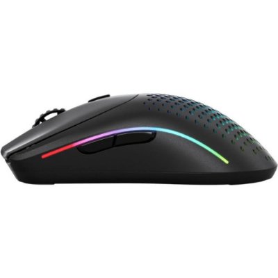 Glorious Model O 2 RGB Kablosuz BAMF sensörlü 26000 DPI 68 gram Gaming Mouse Mat Siyah