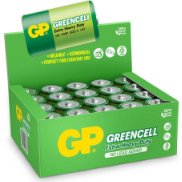 Gp Batteries Gp13G Greencell R20P/1250/D Boy Kalın Pil, 1.5 Volt, 20'Li Kutu