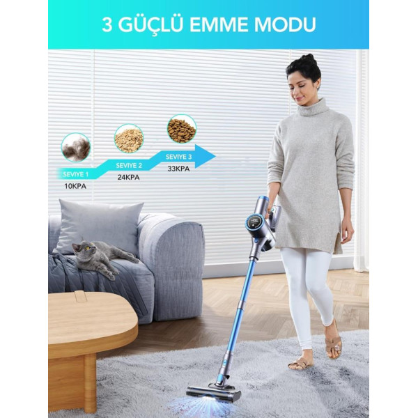 Greenote GSC60 Şarjlı Dikey Süpürge Teşhir