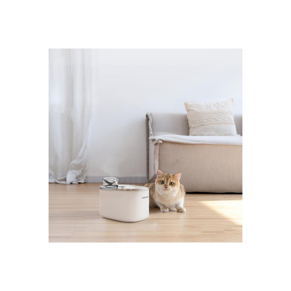 Haustier WF007L 3.5 lt Otomatik Beyaz Kedi Su Pınarı