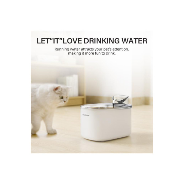 Haustier WF007L 3.5 lt Otomatik Beyaz Kedi Su Pınarı