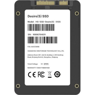 Hikvision SSD Arzu(S) 512GB Siyah Teşhir