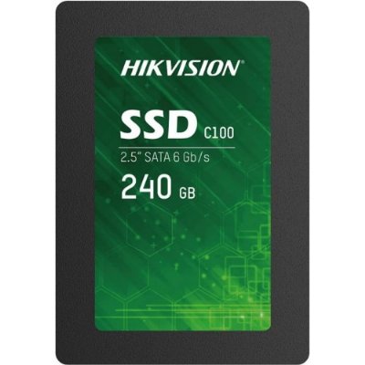 Hikvision SSD C100 2.5 inç Katı Hal Diski, 240 GB, Siyah
