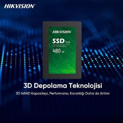 Hikvision C100 C100/480G SATA 3.0 2.5" 480 GB SSD - Outlet