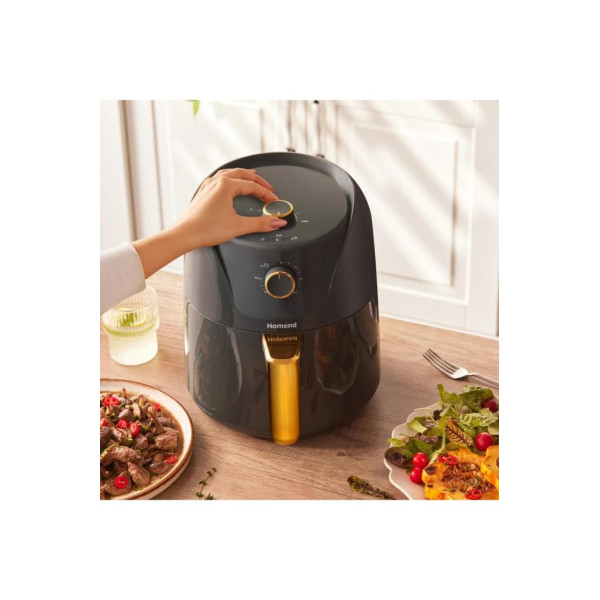 Homend Airfryday 2505H 4.3 lt Antrasit Yağsız Fritöz Teşhir