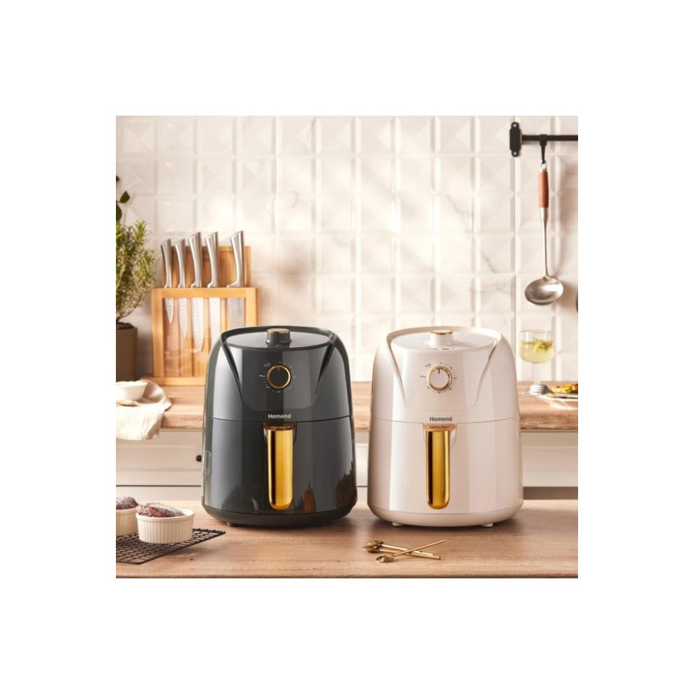 Homend Airfryday 2505H 4.3 lt Antrasit Yağsız Fritöz Teşhir