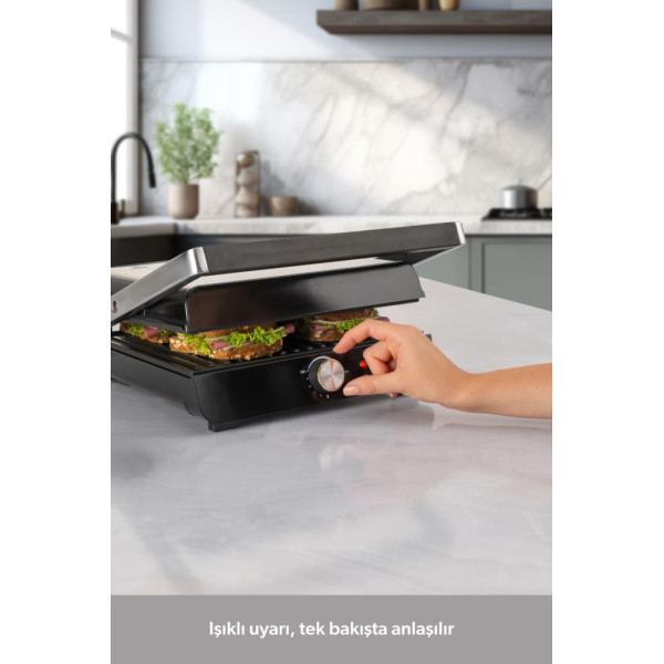 Homend Grillant 1356H 2000 W Inox Tost Makinesi Teşhir