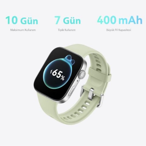 Huawei Watch Fit 3 Beyaz Kauçuk Kayış Akıllı Saat Teşhir