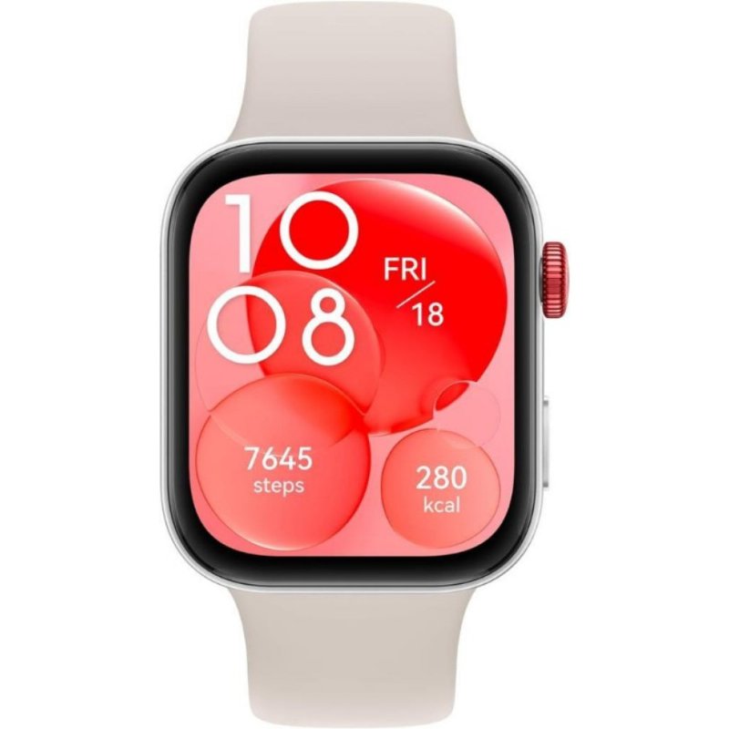 Huawei Watch Fit 3 Beyaz Kauçuk Kayış Akıllı Saat Outlet