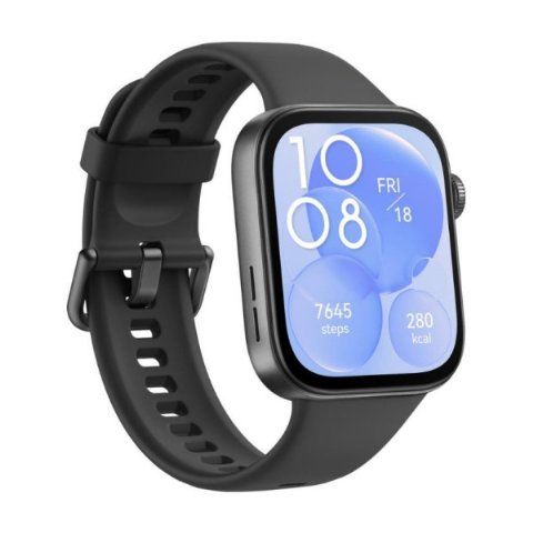 Huawei Watch Fit 3 Siyah Kauçuk Kayış Akıllı Saat-OUTLET