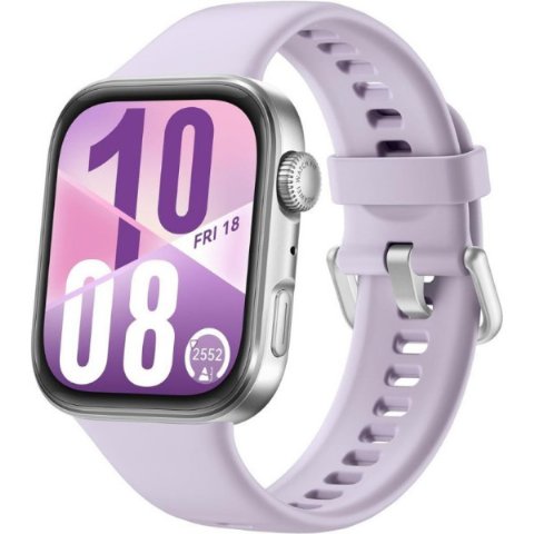 Huawei Watch Fit 4 Mor Kauçuk Kayış Akıllı Saat Teşhir