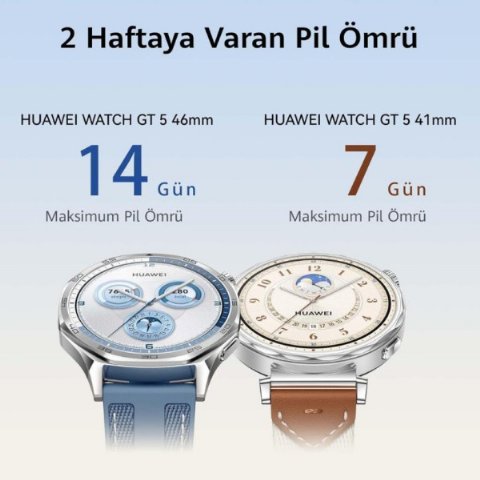Huawei Watch GT 5 46mm Siyah Akıllı Saat (Huawei Türkiye Garantili) Huawei Watch GT 5 46mm Siyah Akıllı Saat (Huawei Türkiye Garantili)