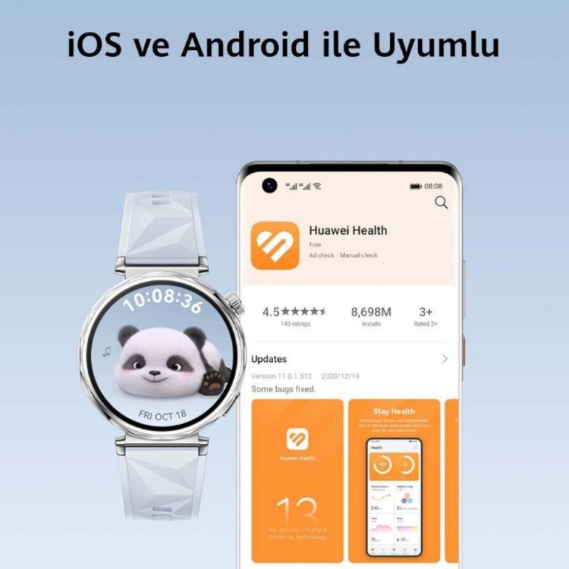 Huawei Watch GT 5 46mm Siyah Akıllı Saat (Huawei Türkiye Garantili) Huawei Watch GT 5 46mm Siyah Akıllı Saat (Huawei Türkiye Garantili)