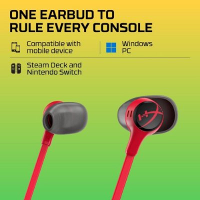 HyperX Cloud Earbuds II 705L8AA Kırmızı Kablolu Kulak İçi Oyuncu Kulaklığı