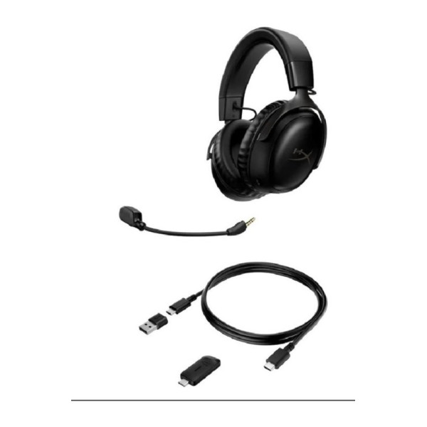 HyperX Cloud III 77Z45AA Siyah Kablosuz Kulak Üstü Oyuncu Kulaklığı 