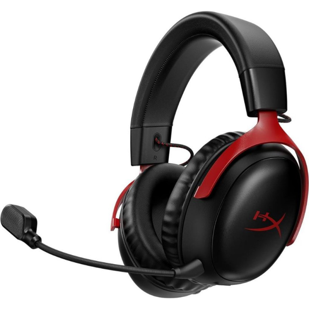HyperX Cloud III 7.1 77Z46AA Siyah-Kırmızı Kablosuz Mikrofonlu Kulak Üstü Oyuncu Kulaklığı - TEŞHİR