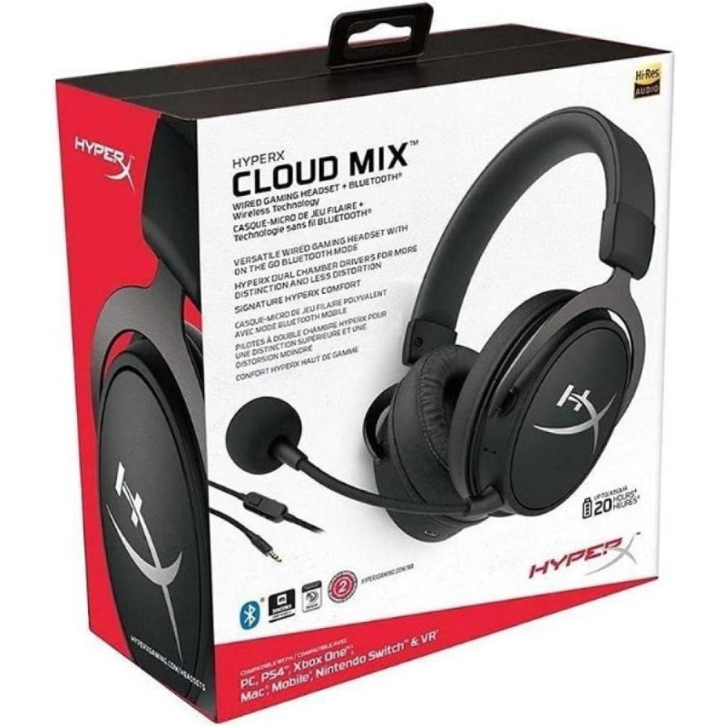 HyperX Cloud MIX 4P5K9AA HX-HSCAM-GM Kablolu/Kablosuz Kulak Üstü Oyuncu Kulaklığı Teşhir