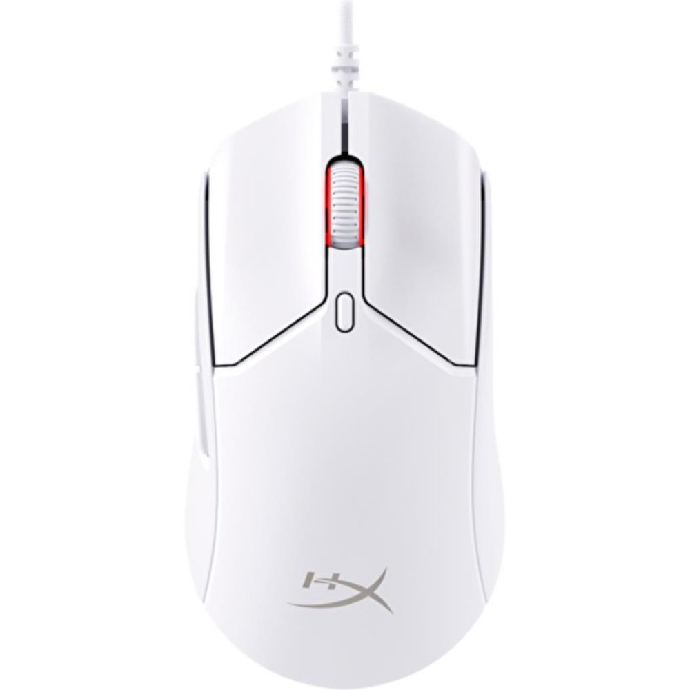 HyperX Pulsefire Haste 2 Beyaz Makrolu Optik Kablolu Oyuncu Mouse