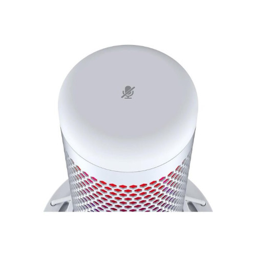 HyperX Quadcast S White RGB Oyuncu Mikrofonu Teşhir
