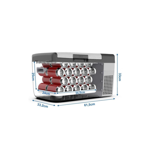 Iceco MCD20S 12-24 V 20 lt Kompresörlü Araç Buzdolabı Outlet