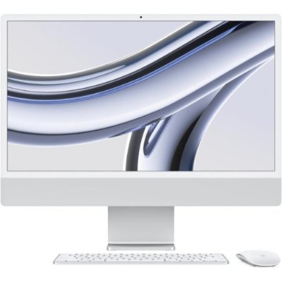 iMac M3 Gümüş MQRJ3TU/A 8 GB 256 GB SSD 10C GPU 24" 4.5K All in One PC - Outlet