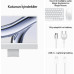 iMac M3 Gümüş MQRJ3TU/A 8 GB 256 GB SSD 10C GPU 24" 4.5K All in One PC - Outlet