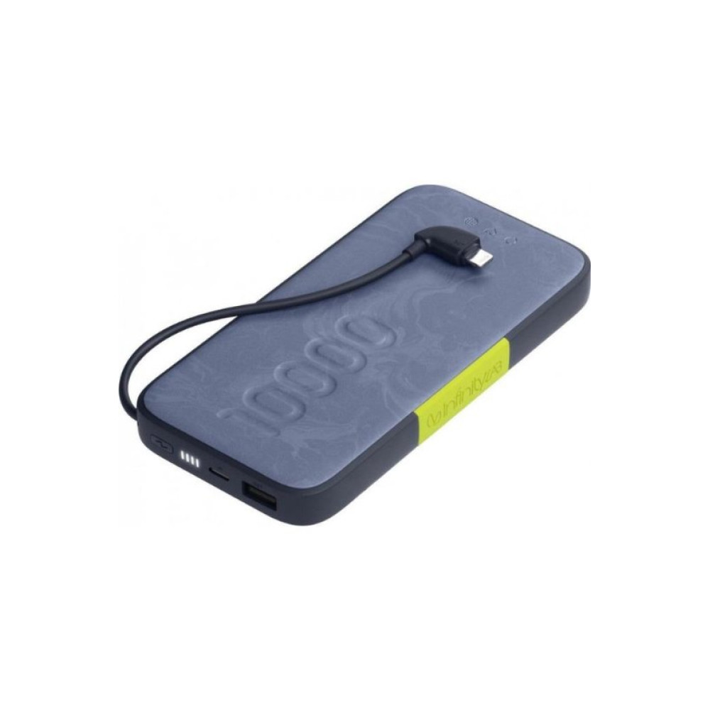 InfinityLab InstantGo Mavi 10000 mAh Lightning Kablolu Hızlı Şarj Powerbank Outlet