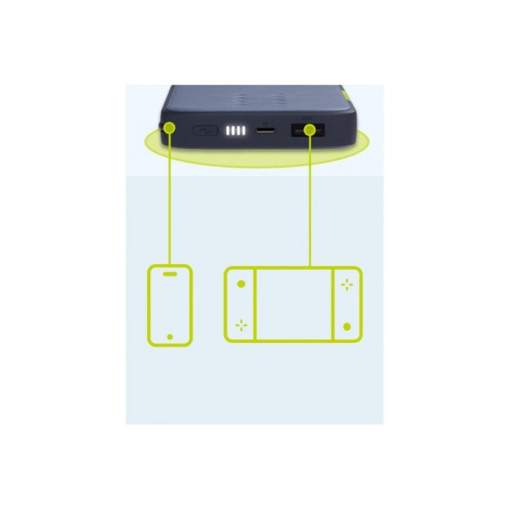 InfinityLab InstantGo Mavi 10000 mAh Lightning Kablolu Hızlı Şarj Powerbank Outlet