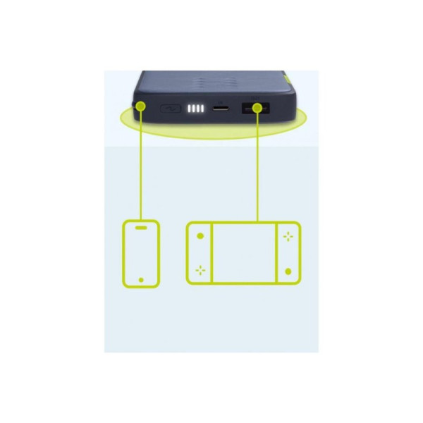 InfinityLab InstantGo Mavi 10000 mAh Lightning Kablolu Hızlı Şarj Powerbank Outlet