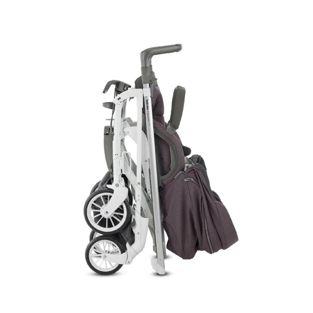 Inglesina Trilogy Tek El Tek Hamle ile Katlanıp Açılan Çift Yön Bebek Arabası - Marron Glace Outlet