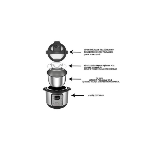 Instant Pot Duo Mini 7in1 3 lt Çok Amaçlı Pişirici Outlet