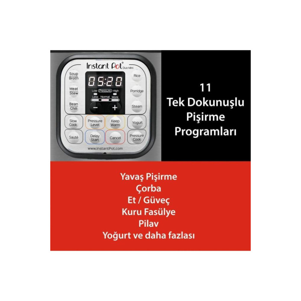 Instant Pot Duo 7in1 8 lt Çok Amaçlı Pişirici Teşhir