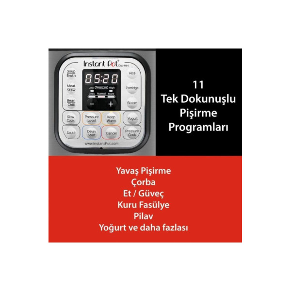 Instant Pot Duo 7in1 8 lt Çok Amaçlı Pişirici Teşhir