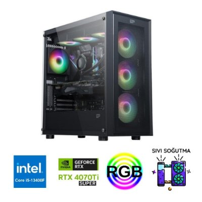 ETERNAL POWER INTEL İ5 13400F 4070Tİ SUPER 16G 1 TB SSD OYUN BİLGİSAYARI