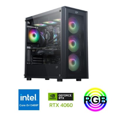 ETERNAL POWER INTEL İ5 13400F RTX4060 H610M-K DDR4 16G 500 GB  SSD OYUN BİLGİSAYARI