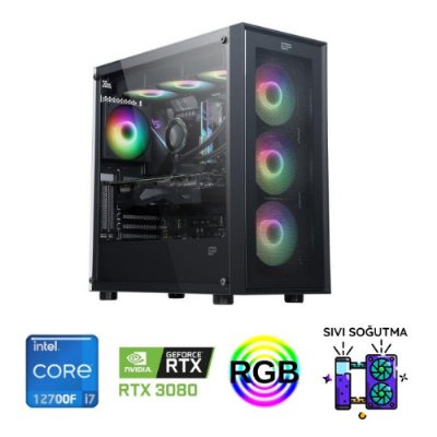 ETERNAL POWER INTEL İ7 12700F RTX3080 32G 1 TB  SSD OYUN BİLGİSAYARI
