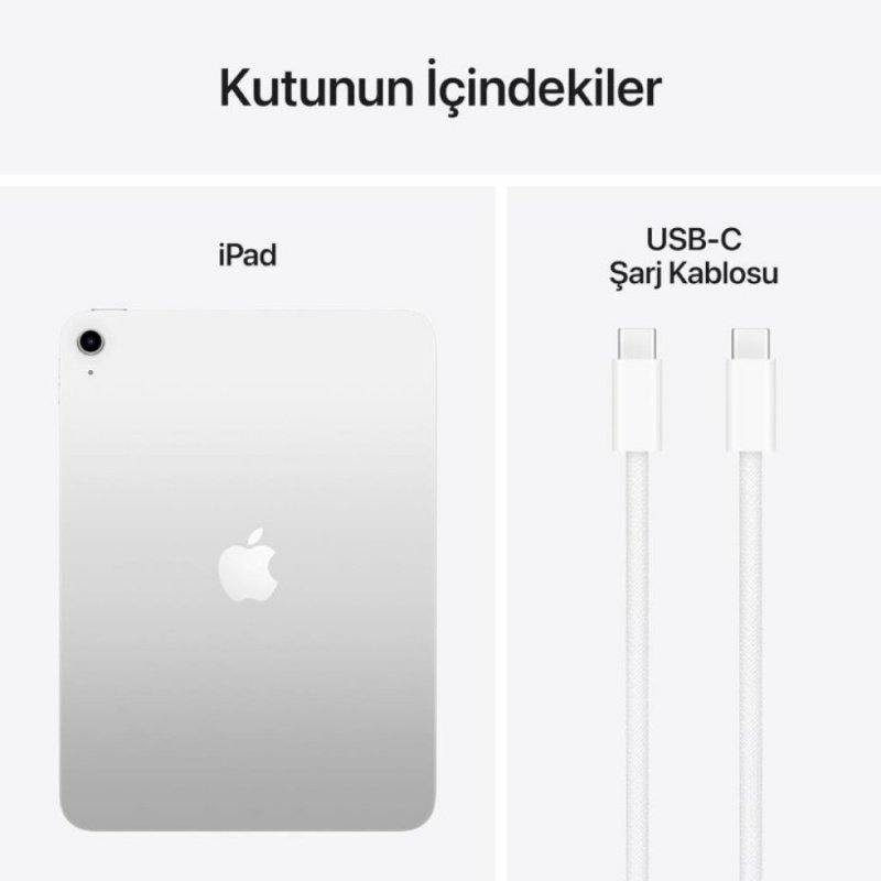 iPad 11. Nesil Wi-Fi 128 GB 11" MD3Y4TU/A Gümüş Tablet Outlet (Açıklamayı Okuyunuz)