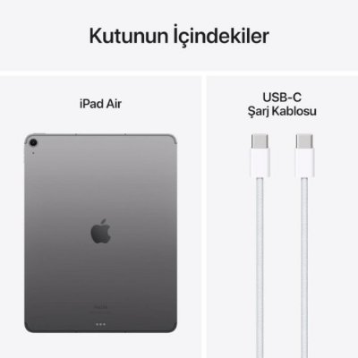 iPad Air 6. Nesil Wi-Fi 128 GB 13" MV273TU/A Uzay Grisi Tablet