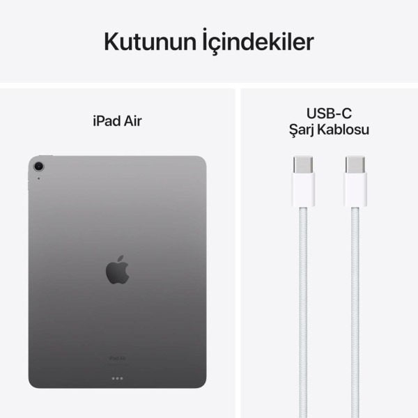 iPad Air 6. Nesil Wi-Fi 128 GB 13" MV273TU/A Uzay Grisi Tablet Outlet (Açıklamayı Okuyunuz)