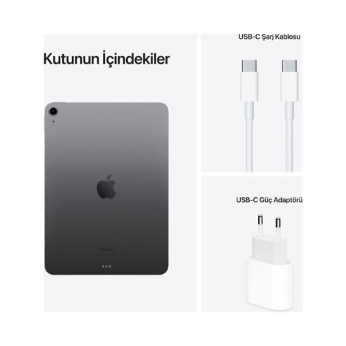 iPad Air 5. Nesil Wi-Fi 64 GB 10.9" MM9C3TU/A Uzay Grisi Tablet