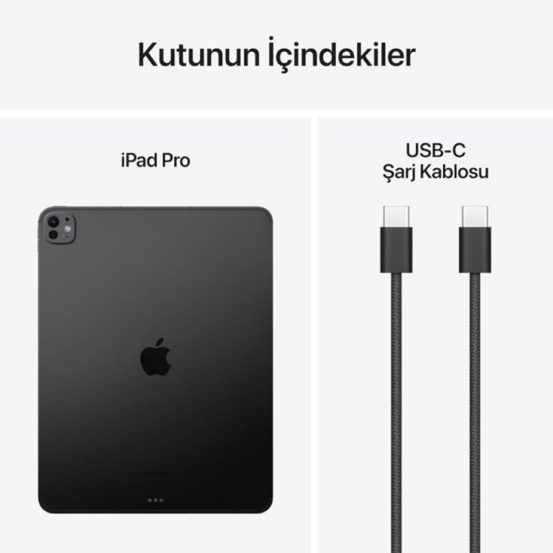 iPad Pro 7. Nesil Wi-Fi + Cellular 256 GB 13" MVXR3TU/A Uzay Siyahı Tablet Outlet (Açıklamayı Okuyunuz)