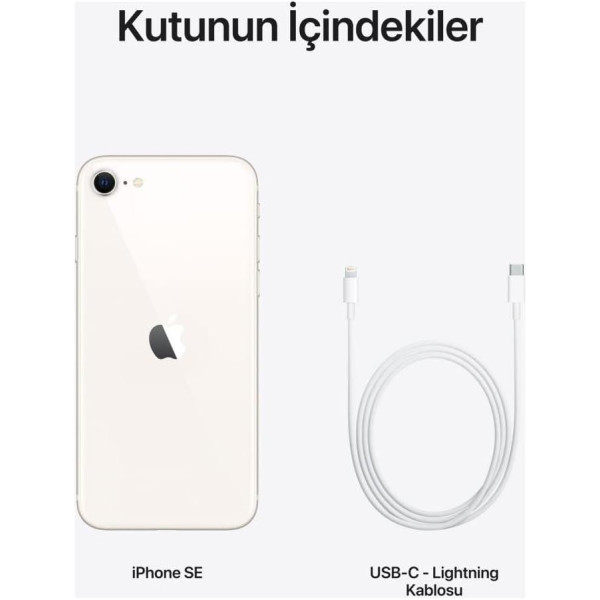 iPhone SE 3 2022 128 GB Yıldız Işığı Outlet (Açıklamayı Okuyunuz)