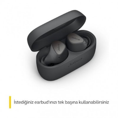 Jabra Elite 3 TWS Koyu Gri Kulak İçi Bluetooth Kulaklık Outlet