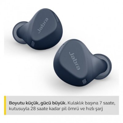 Jabra Elite 4 Active TWS Lacivert Kulak İçi Bluetooth Kulaklık