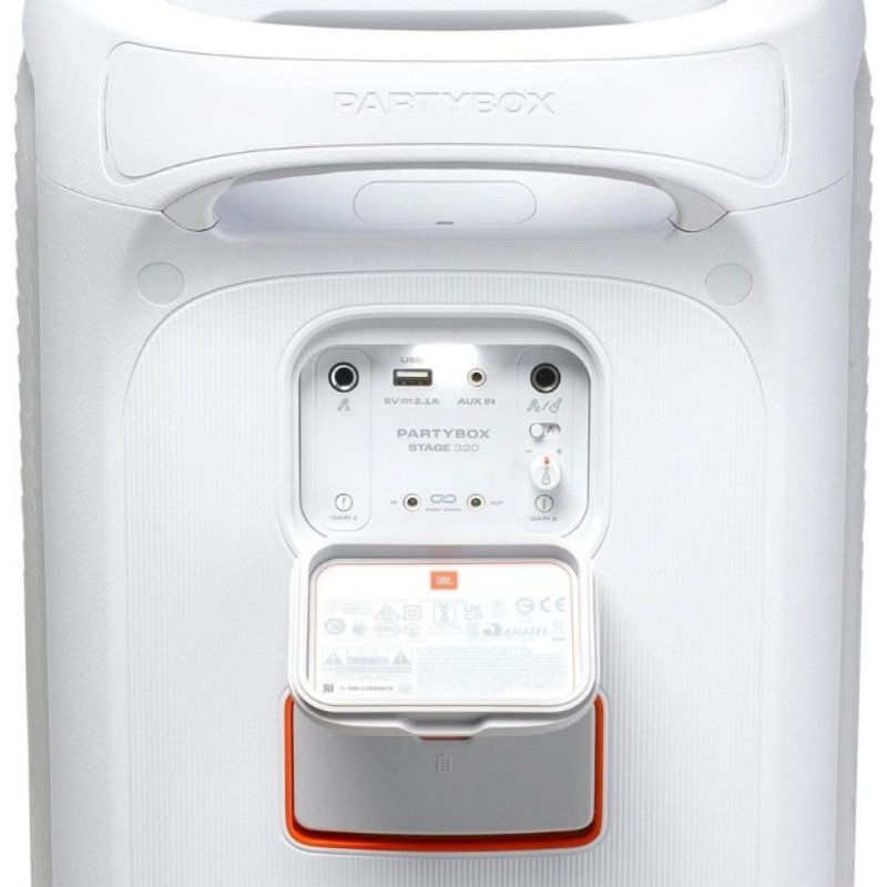 JBL PartyBox Stage 320 Beyaz Bluetooth Hoparlör - OUTLET
